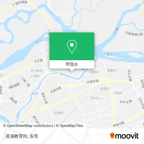 潢涌教育街地图