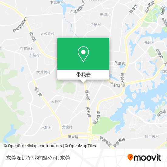 东莞深远车业有限公司地图