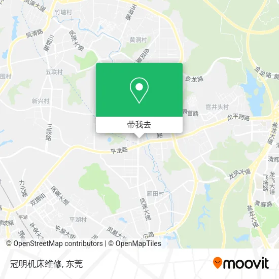 冠明机床维修地图
