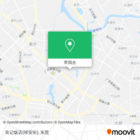 良记饭店(祥安街)地图