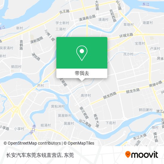 长安汽车东莞东锐直营店地图