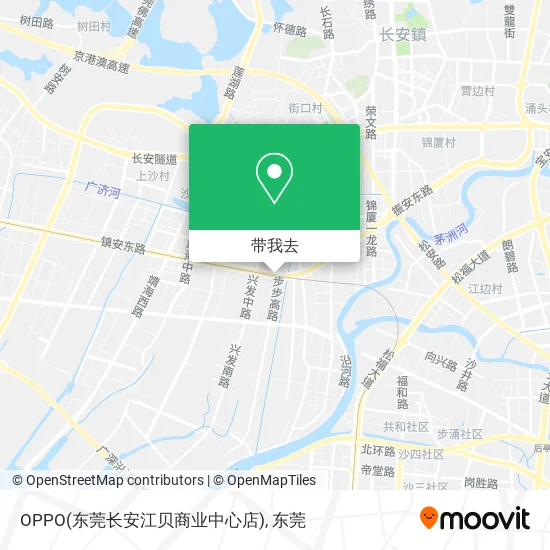 OPPO(东莞长安江贝商业中心店)地图