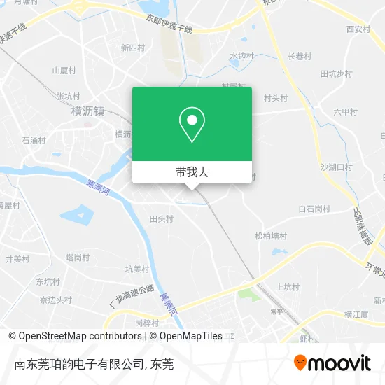 南东莞珀韵电子有限公司地图
