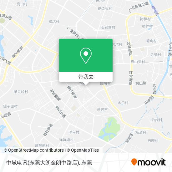 中域电讯(东莞大朗金朗中路店)地图