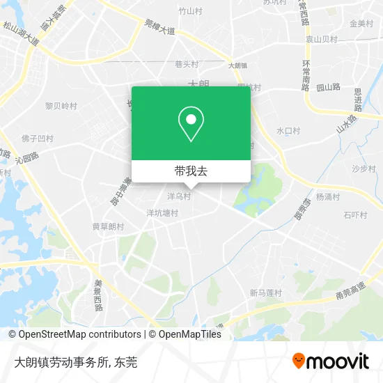 大朗镇劳动事务所地图