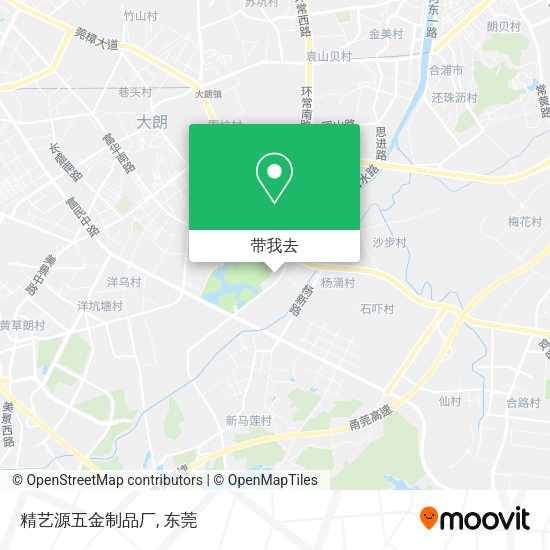 精艺源五金制品厂地图