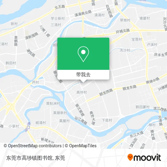 东莞市高埗镇图书馆地图
