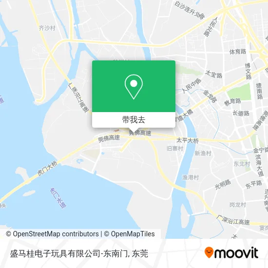 盛马桂电子玩具有限公司-东南门地图