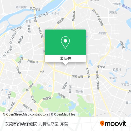 东莞市妇幼保健院-儿科理疗室地图