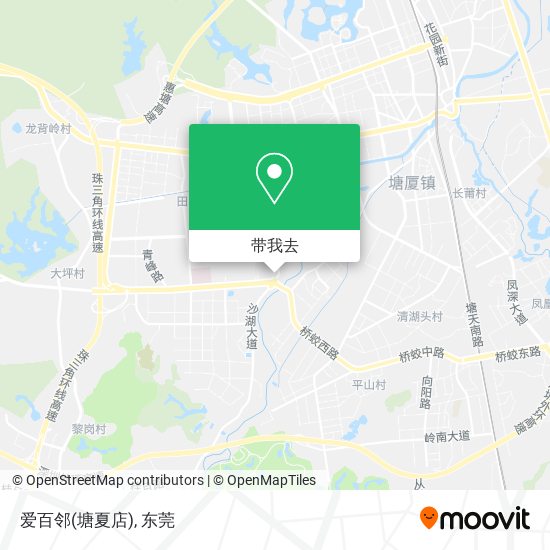 爱百邻(塘夏店)地图