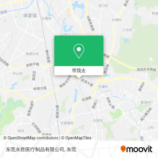 东莞永胜医疗制品有限公司地图
