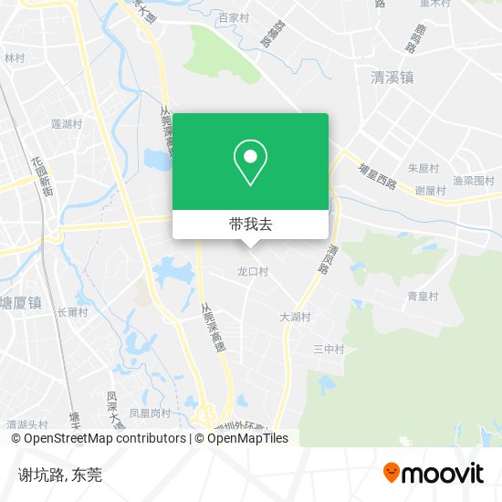 谢坑路地图