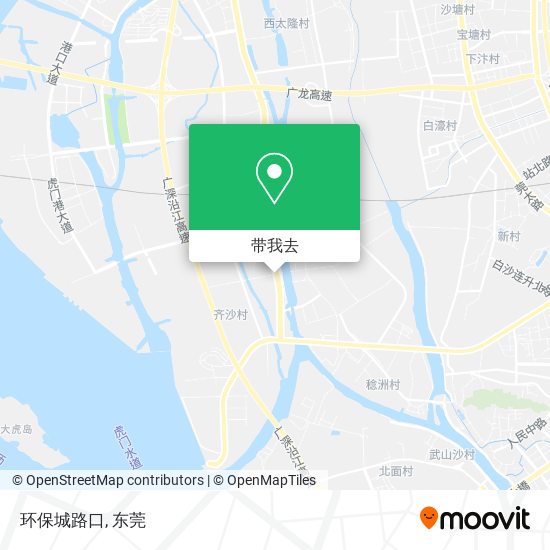 环保城路口地图