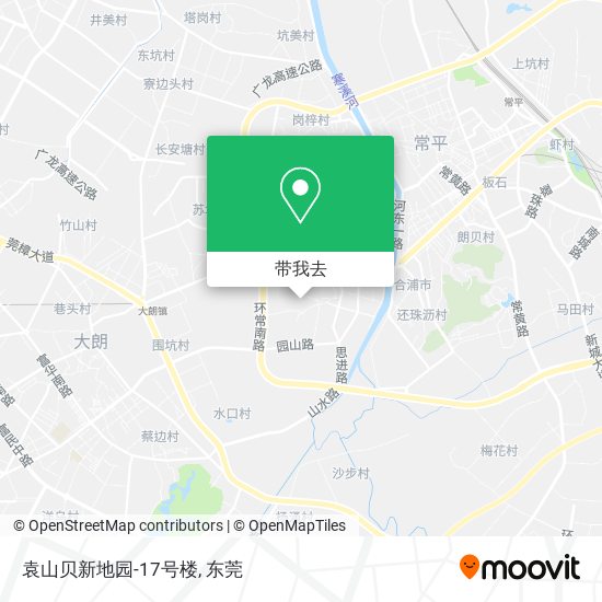袁山贝新地园-17号楼地图