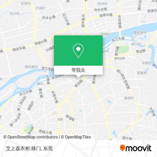 艾上嘉衣柜.移门地图