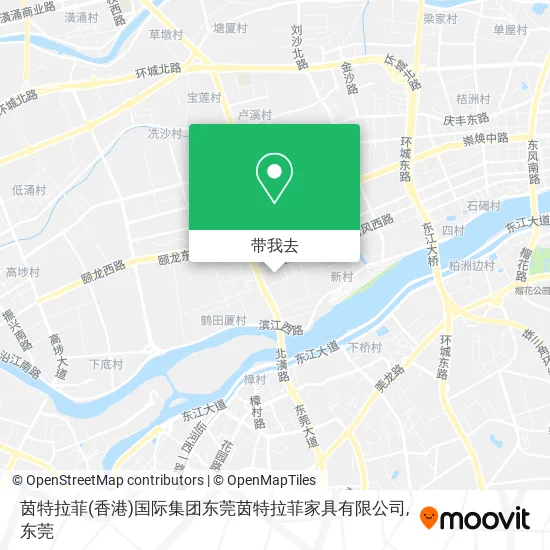 茵特拉菲(香港)国际集团东莞茵特拉菲家具有限公司地图