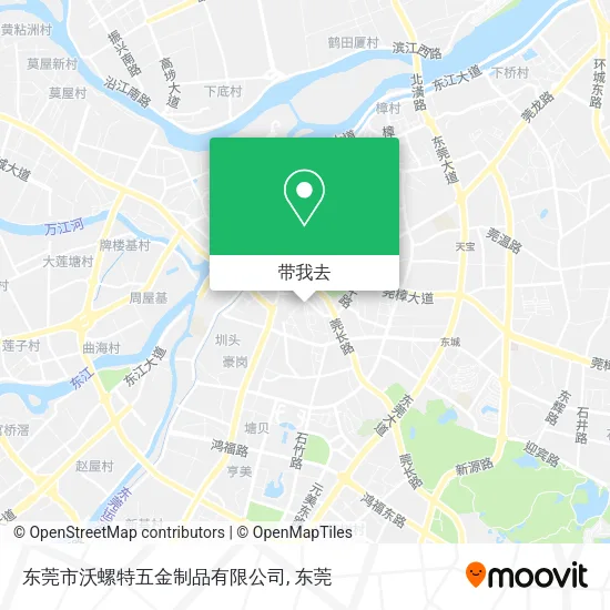东莞市沃螺特五金制品有限公司地图
