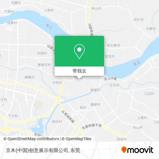 京木(中国)创意展示有限公司地图