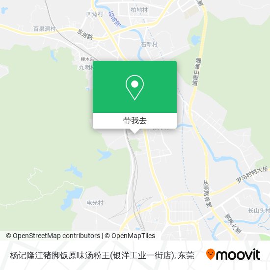 杨记隆江猪脚饭原味汤粉王(银洋工业一街店)地图