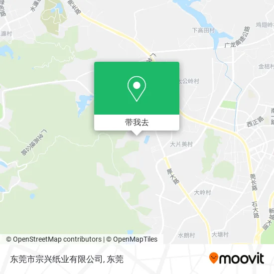 东莞市宗兴纸业有限公司地图