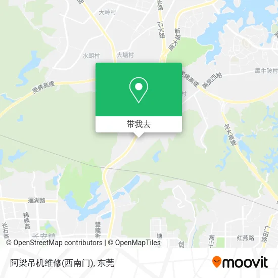 阿梁吊机维修(西南门)地图