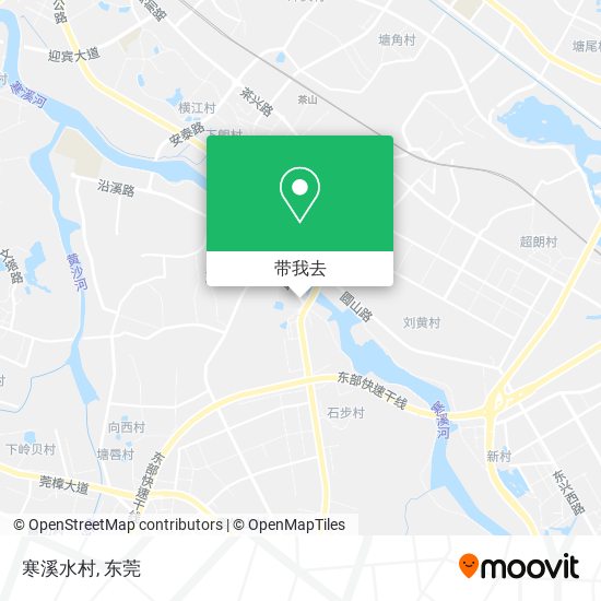 寒溪水村地图