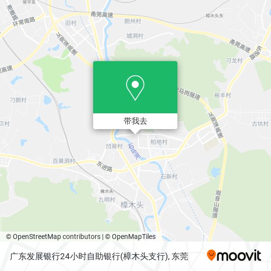 广东发展银行24小时自助银行(樟木头支行)地图