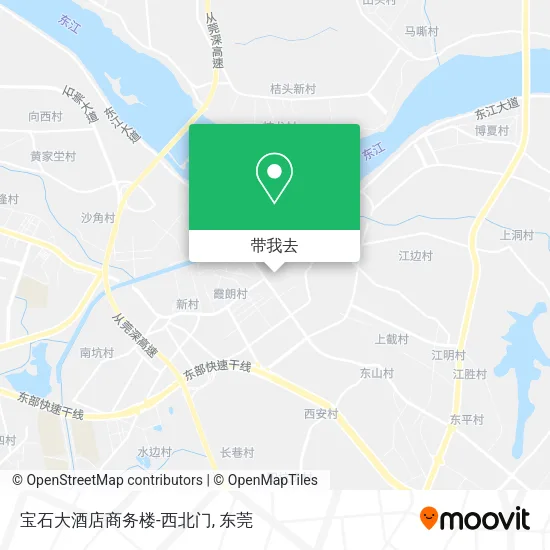 宝石大酒店商务楼-西北门地图