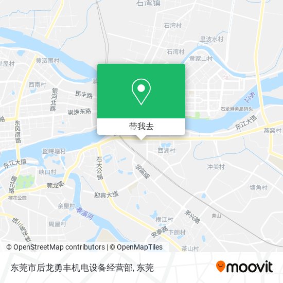 东莞市后龙勇丰机电设备经营部地图