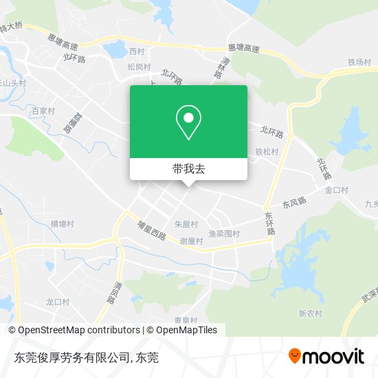 东莞俊厚劳务有限公司地图