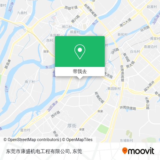 东莞市康盛机电工程有限公司地图
