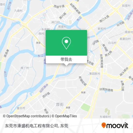 东莞市康盛机电工程有限公司地图