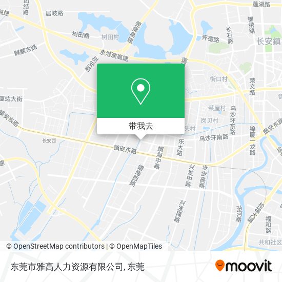 东莞市雅高人力资源有限公司地图