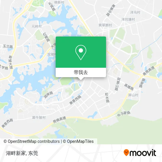 湖畔新家地图