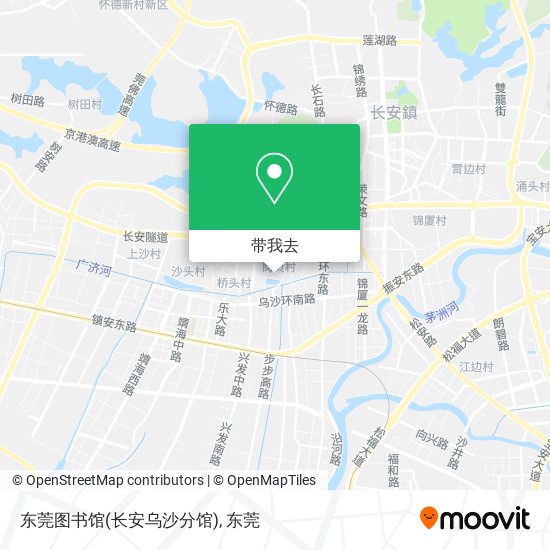 东莞图书馆(长安乌沙分馆)地图