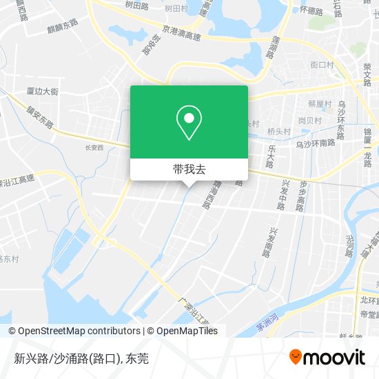 新兴路/沙涌路(路口)地图