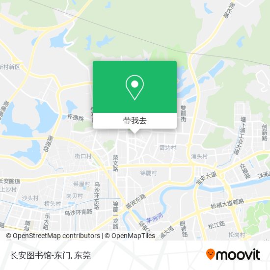 长安图书馆-东门地图