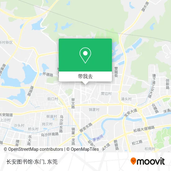 长安图书馆-东门地图