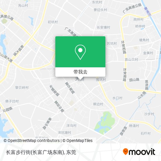 长富步行街(长富广场东南)地图