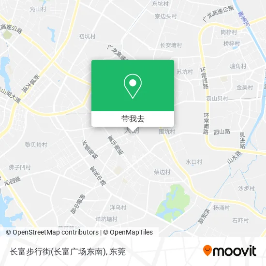 长富步行街(长富广场东南)地图