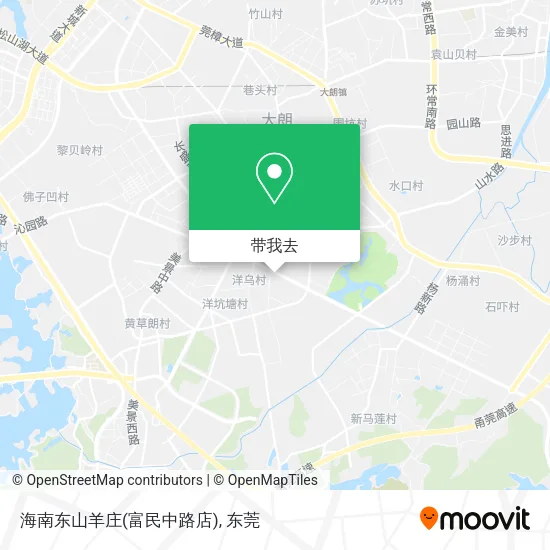 海南东山羊庄(富民中路店)地图