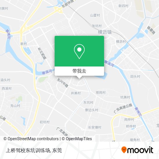 上桥驾校东坑训练场地图