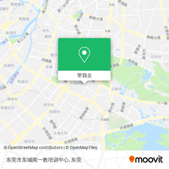 东莞市东城闻一教培训中心地图