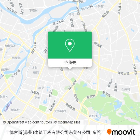 士德古斯(苏州)建筑工程有限公司东莞分公司地图