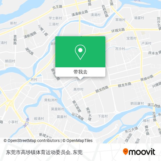 东莞市高埗镇体育运动委员会地图