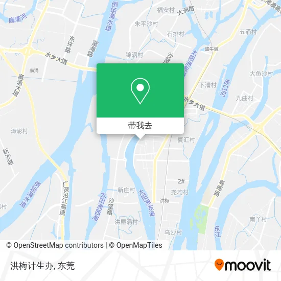 洪梅计生办地图