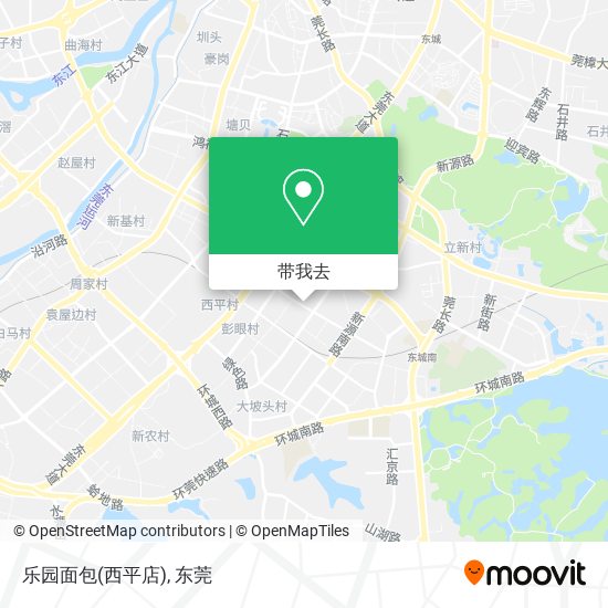 乐园面包(西平店)地图