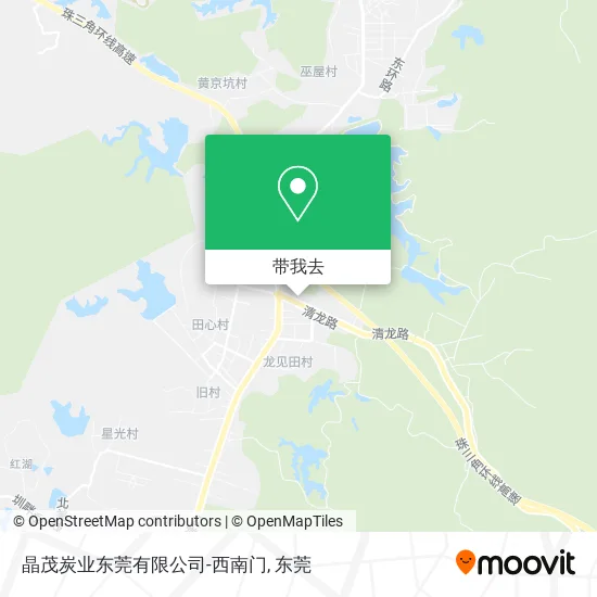 晶茂炭业东莞有限公司-西南门地图