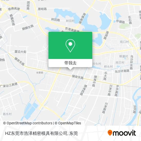 HZ东莞市浩泽精密模具有限公司地图
