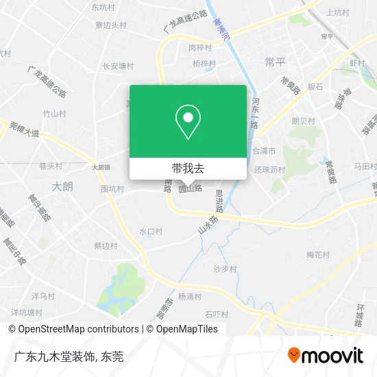 广东九木堂装饰地图